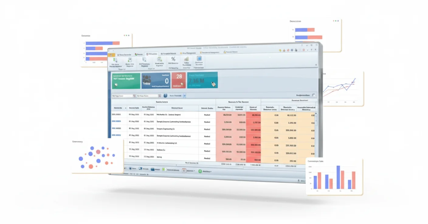 QuickDice accounting software UAE finance dashboard