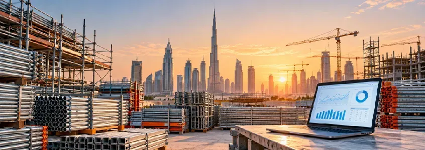 Why Real-Time Rental Reports Are Important for Scaffolding Companies in the UAE