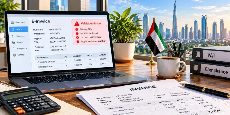 10 Common E-Invoice Data Errors UAE Businesses Should Avoid
