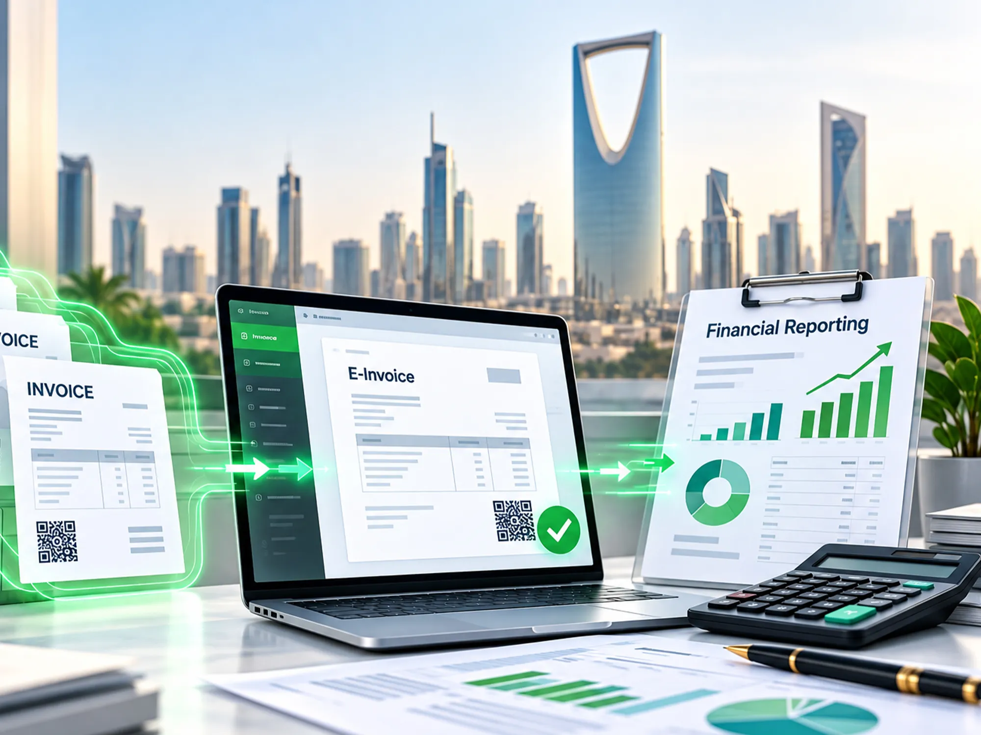 How Invoice Data Supports Accurate Financial Reporting Under ZATCA in Saudi Arabia